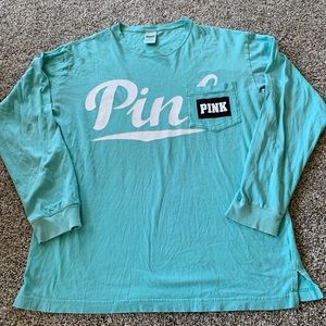 Cute long sleeve pink shirt